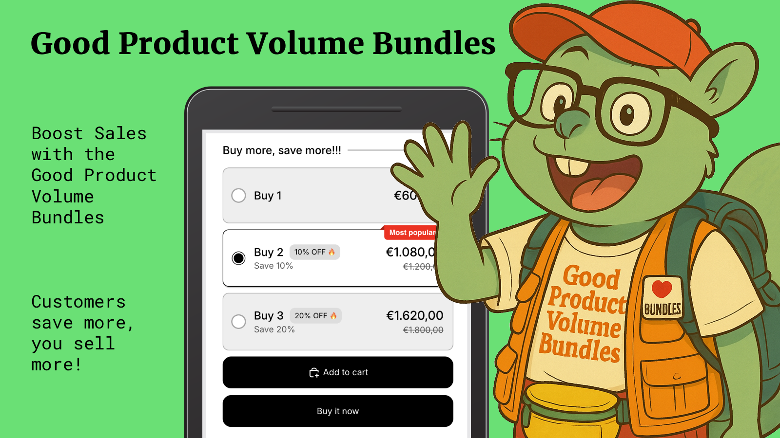 Good Product Bundles Screen 1