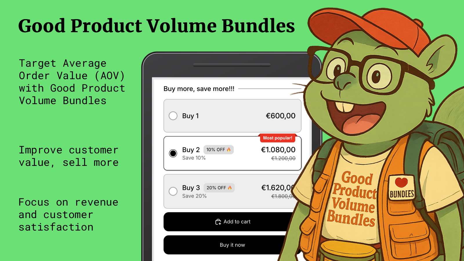 Good Product Bundles Screen 1