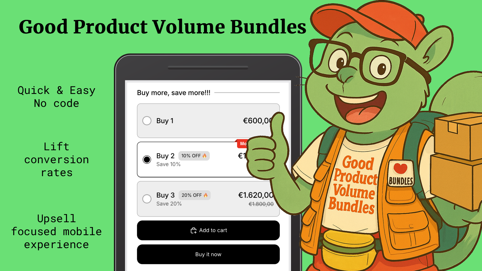Good Product Bundles Screen 1